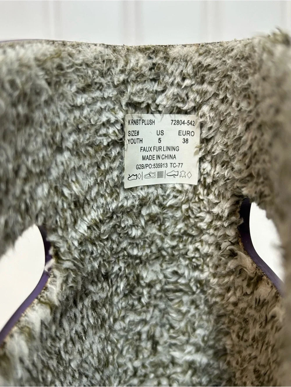 Bogs Kids Purple Waterproof Rain Boots lined